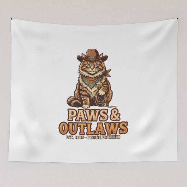 Item preview, Vintage Meowdy Partner Cat Cowboy Western Desert Graphic Tee designed and sold by PixelStyle Studio.
