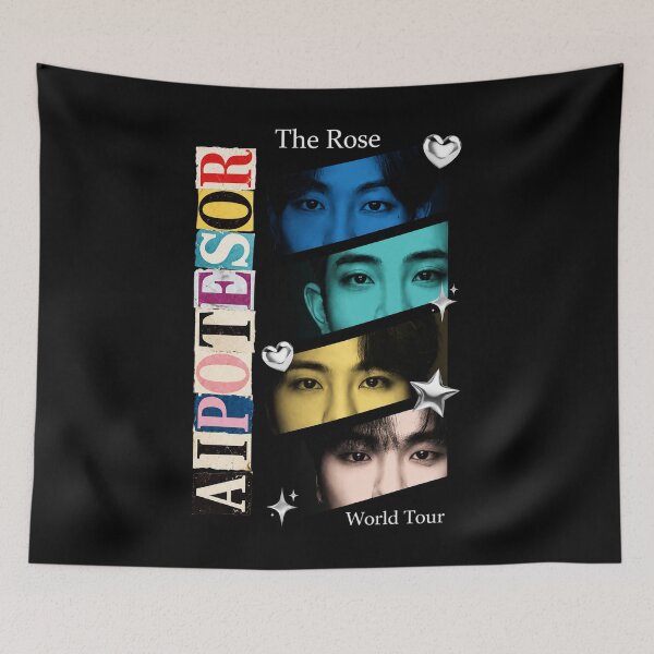 Item preview, The Rose Rosetopia Tour 2026, The Rose Tour 2026, The Rose Black Rose, The Rose Rosetopia World Tour 2026 - The Rose designed and sold by Holdmera.