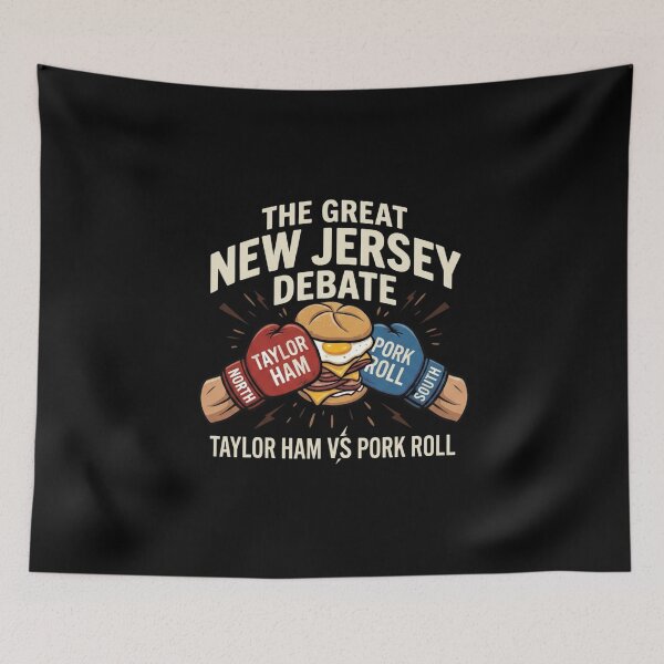 Item preview, The Great New Jersey Debate Taylor Ham vs Pork Roll designed and sold by VintryOff.