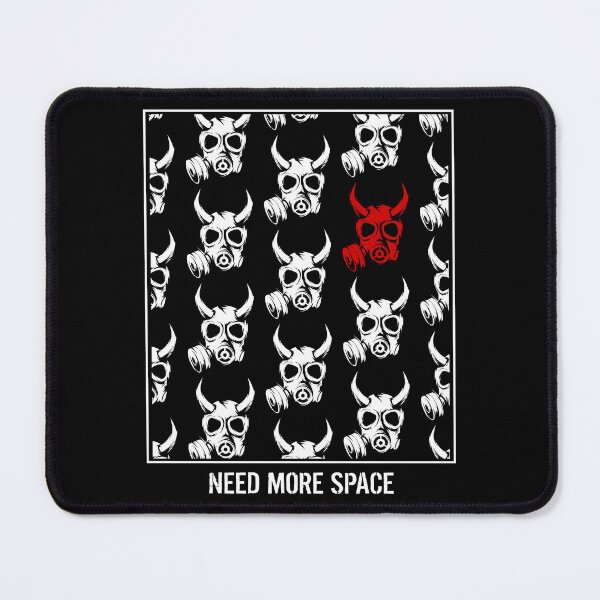 Item preview, No.10: Need More Space Devil Gas Mask Edgy Aesthetic designed and sold by NO BEAVER NO PUNK.