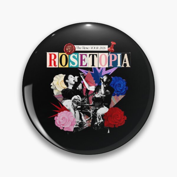 Item preview, The Rose Rosetopia Tour 2026, The Rose Tour 2026, The Rose Black Rose, The Rose Rosetopia World Tour 2026 - The Rose designed and sold by Holdmera.