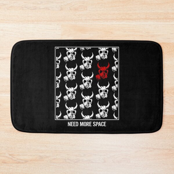 Item preview, No.10: Need More Space Devil Gas Mask Edgy Aesthetic designed and sold by NO BEAVER NO PUNK.