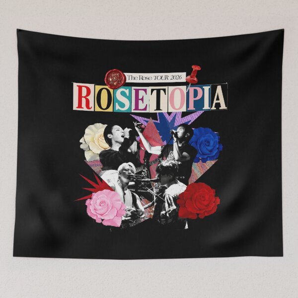 Item preview, The Rose Rosetopia Tour 2026, The Rose Tour 2026, The Rose Black Rose, The Rose Rosetopia World Tour 2026 - The Rose designed and sold by Holdmera.