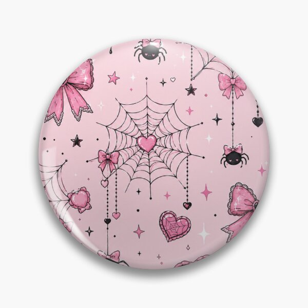 Item preview, Pink Spider Web Gothic Aesthetic Pattern designed and sold by nabbieanu.