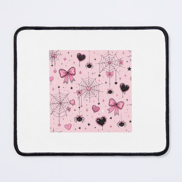 Item preview, Pink Spider Web Gothic Aesthetic Pattern designed and sold by nabbieanu.
