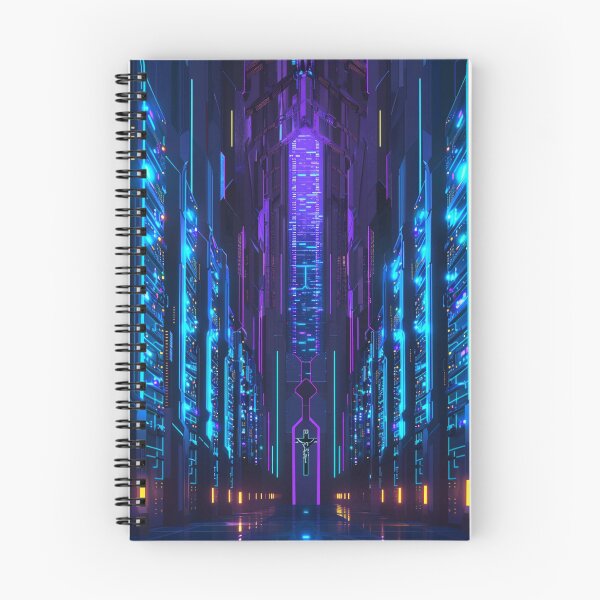 Item preview, Data Temple Glitch – Sacred Server Architecture & Digital Cathedral designed and sold by RetroWaveArtCo.