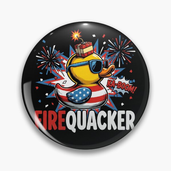 Item preview, Funny 4th Of July Firequacker Rubber Duck Sunglasses designed and sold by Vermanartist.