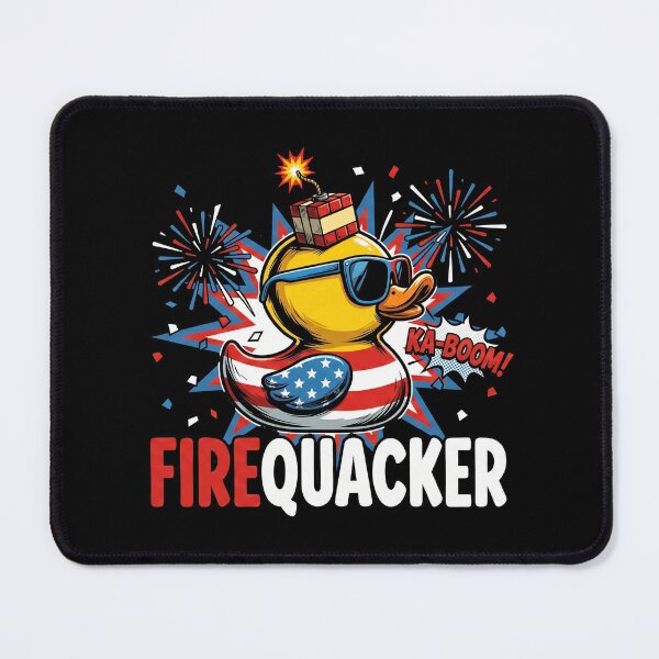 Item preview, Funny 4th Of July Firequacker Rubber Duck Sunglasses designed and sold by Vermanartist.