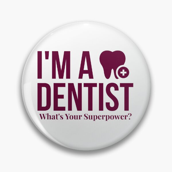 Item preview, I'm a Dentist What's Your Superpower Funny Dentist Gift Dental Shirt designed and sold by thesogart.