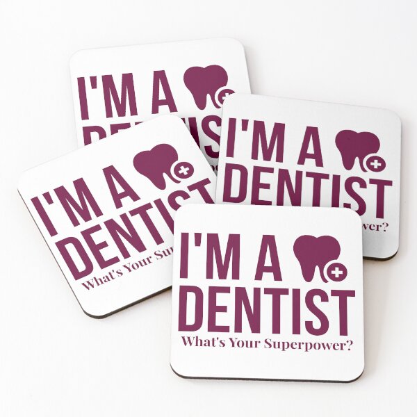 Item preview, I'm a Dentist What's Your Superpower Funny Dentist Gift Dental Shirt designed and sold by thesogart.