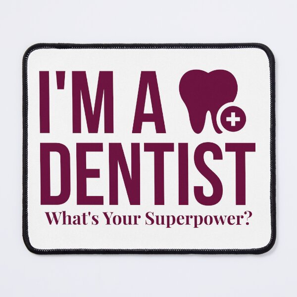 Item preview, I'm a Dentist What's Your Superpower Funny Dentist Gift Dental Shirt designed and sold by thesogart.