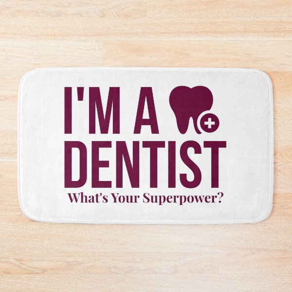 Item preview, I'm a Dentist What's Your Superpower Funny Dentist Gift Dental Shirt designed and sold by thesogart.