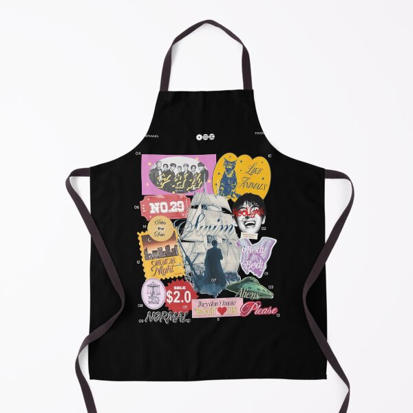Item preview, BTS Y2K Retro Sticker Collage Tracklist designed and sold by moamaxshop.