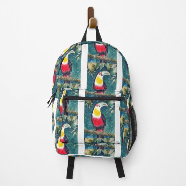 Item preview, Watercolor colorful toucan bird designed and sold by Kovacekau.