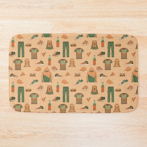 Item preview, Clothes and Snacks Illustration Pattern | Urban/Youth Art designed and sold by UnhingedBird.