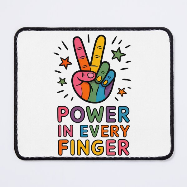 Item preview, Power In Every Finger designed and sold by Yogameditasi.