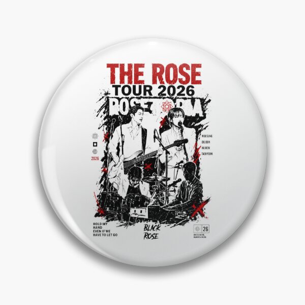 Artikelvorschau, The Rose Rosetopia Tour 2026, The Rose Tour 2026, The Rose Black Rose, The Rose Rosetopia World Tour 2026 - The Rose entworfen und verkauft von Holdmera.