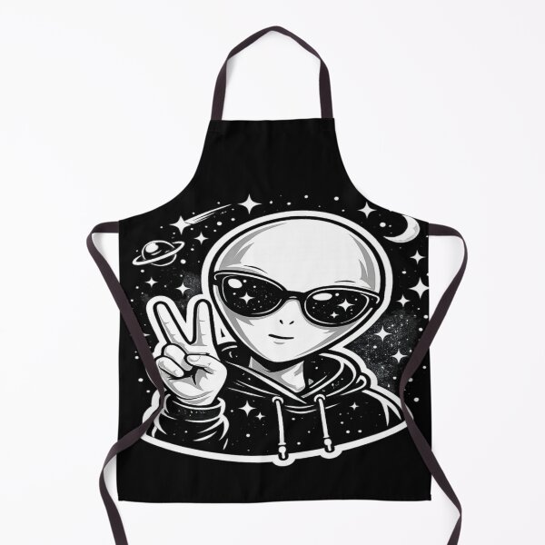 Item preview, ?✌️ Cosmic Peace Alien Sticker | Cool Space Vibes designed and sold by Genzfirevibes.