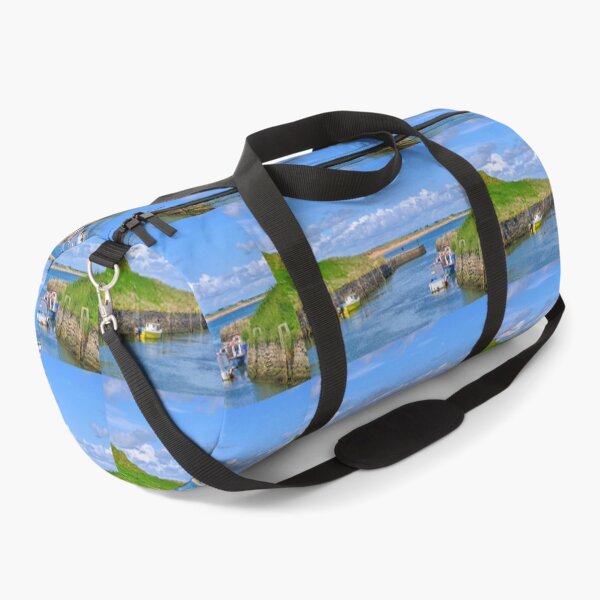 Item preview, Seaton Sluice Harbour in Summer Sunshine designed and sold by Violaman.