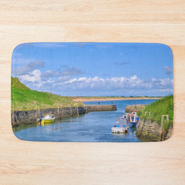 Item preview, Seaton Sluice Harbour in Summer Sunshine designed and sold by Violaman.