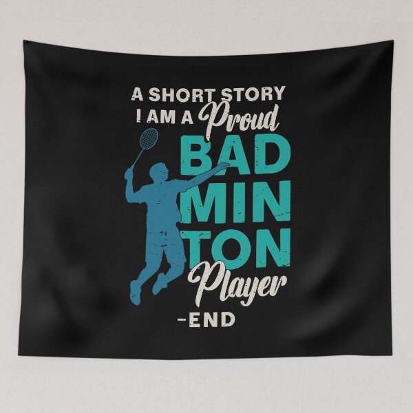 Item preview, Badminton Player A Short Story Loves Racquet Sport designed and sold by tshirtconcepts.