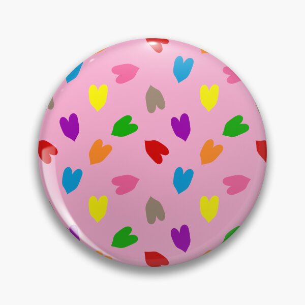 Item preview, Colourful Hearts Love Pattern Design - Pink  designed and sold by PatternTitan.