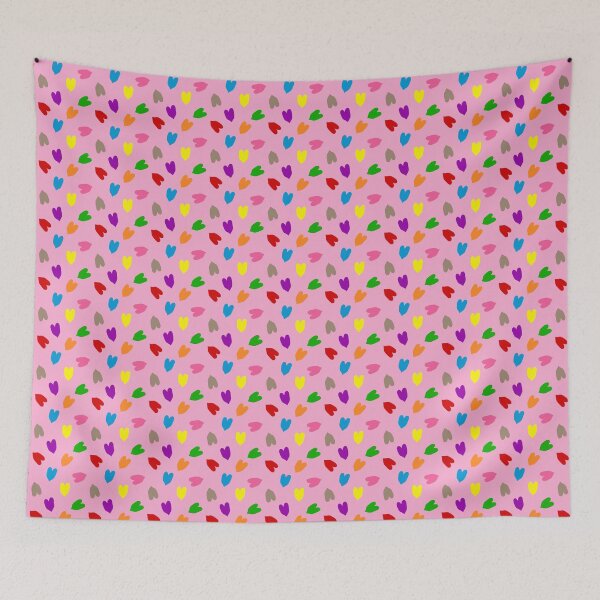Item preview, Colourful Hearts Love Pattern Design - Pink  designed and sold by PatternTitan.