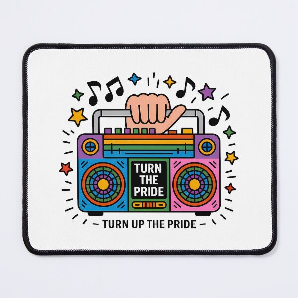 Item preview, Turn Up The Pride designed and sold by Yogameditasi.