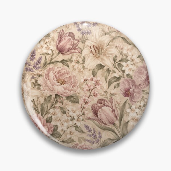 Item preview, Vintage Floral Seamless Pattern | Antique Botanical Watercolor Flowers | Romantic Cottagecore Garden designed and sold by agaa-vibes-studio.