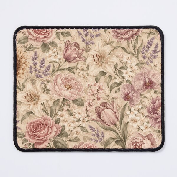 Item preview, Vintage Floral Seamless Pattern | Antique Botanical Watercolor Flowers | Romantic Cottagecore Garden designed and sold by agaa-vibes-studio.