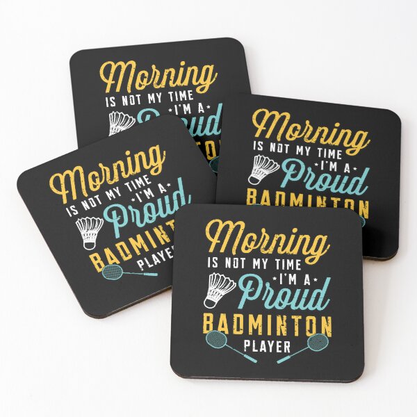 Item preview, Badminton Player Morning Is Not My Time Net Shot designed and sold by tshirtconcepts.