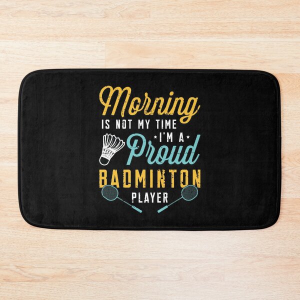 Item preview, Badminton Player Morning Is Not My Time Net Shot designed and sold by tshirtconcepts.