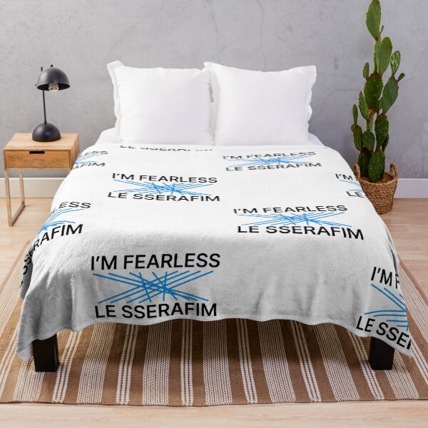 Item preview, LE SSERAFIM I'm Fearless Abstract Blue Graphic designed and sold by moamaxshop.