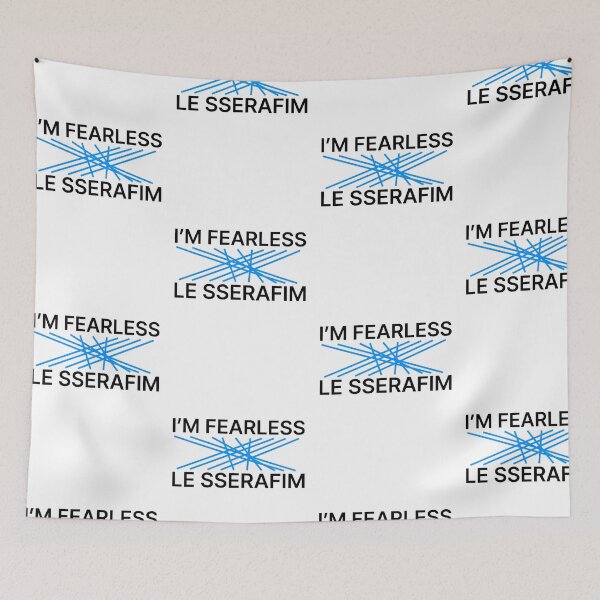 Item preview, LE SSERAFIM I'm Fearless Abstract Blue Graphic designed and sold by moamaxshop.