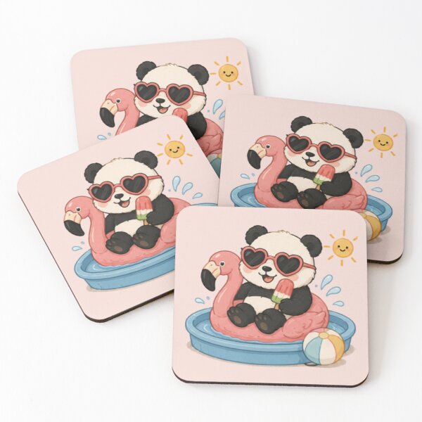 Item preview, Vacation Mode Giant Panda designed and sold by MellowMunchkins.