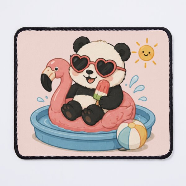 Item preview, Vacation Mode Giant Panda designed and sold by MellowMunchkins.