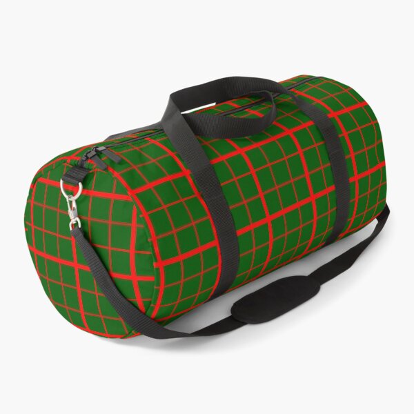 Item preview,  Red On Green Grid Windowpane Plaid Design  designed and sold by PatternTitan.