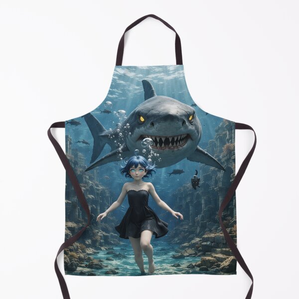 Item preview, Shark Resonance: Deep Sea Echoes // 深海共鳴 (Shinkai Kyōmei) designed and sold by dragon580 // Waaa… the killer shark ran away.