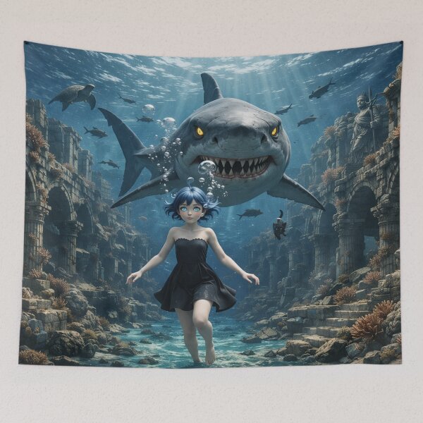 Item preview, Shark Resonance: Deep Sea Echoes // 深海共鳴 (Shinkai Kyōmei) designed and sold by dragon580.