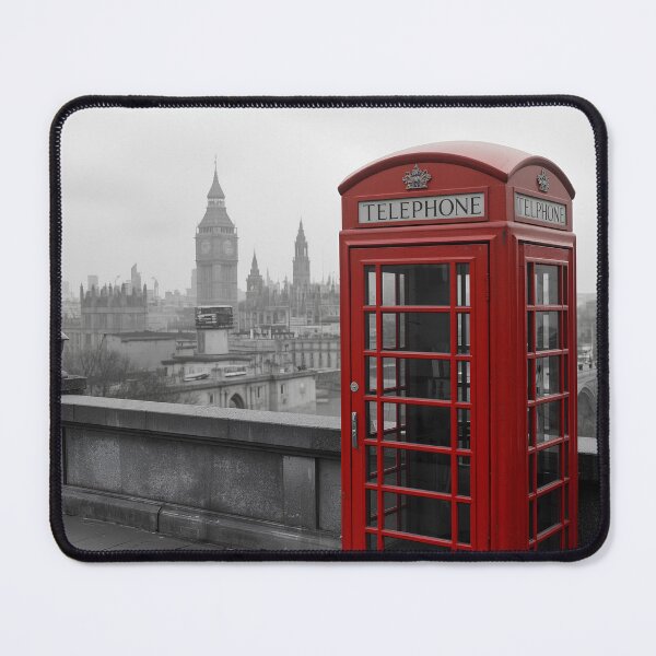 Item preview, Iconic London Red Telephone Box - Selective Color Art designed and sold by Melian Vintage.