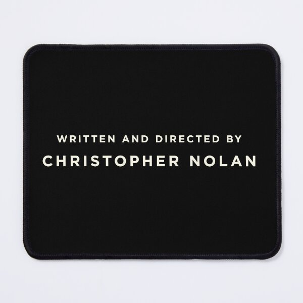 Item preview, Written and Directed by Christopher Nolan designed and sold by Jeremy Saunders Design.