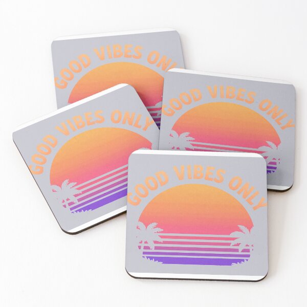 Item preview, Good Vibes Only - Retro Vintage Sunset Palm Trees 80s Aesthetic designed and sold by bandarartisan.