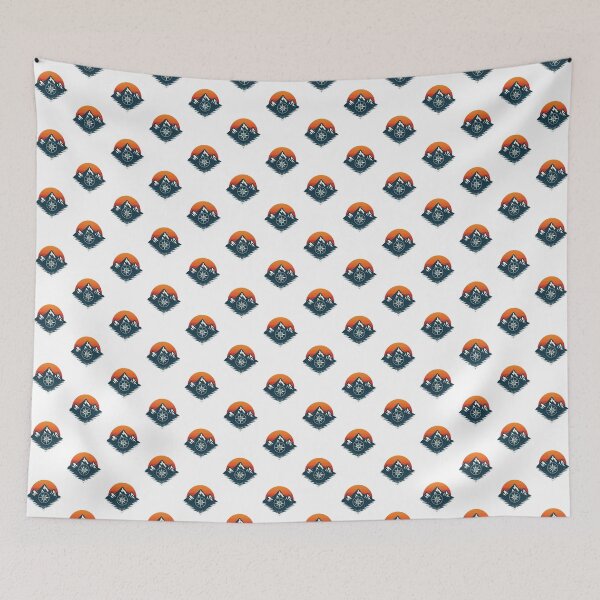 Item preview, Retro Mountain Compass Adventure Design designed and sold by Evergreen Horizon Works.
