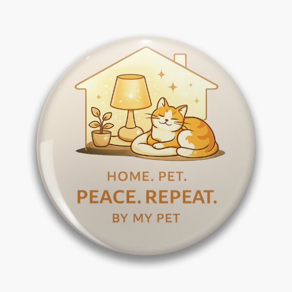 Item preview, Home Pet Peace Repeat – Cozy Cat Lover Comfort Design designed and sold by Safe Haven Pets.