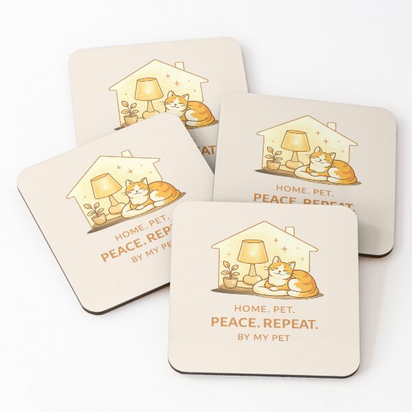 Item preview, Home Pet Peace Repeat – Cozy Cat Lover Comfort Design designed and sold by Safe Haven Pets.