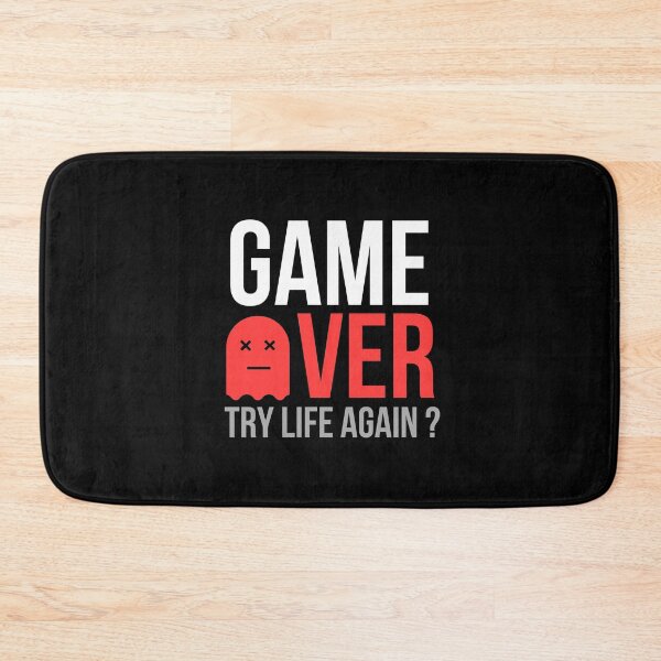 Item preview, Game Over Try Life Again Funny Gamer T-Shirt Gaming Humor Gift Gamer Life Tee designed and sold by TongTang.