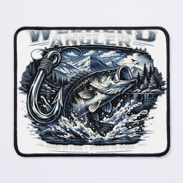 Item preview, Weekend Angler – Born to Fish Forced to Work Fishing T-Shirt designed and sold by Atharva-threads.