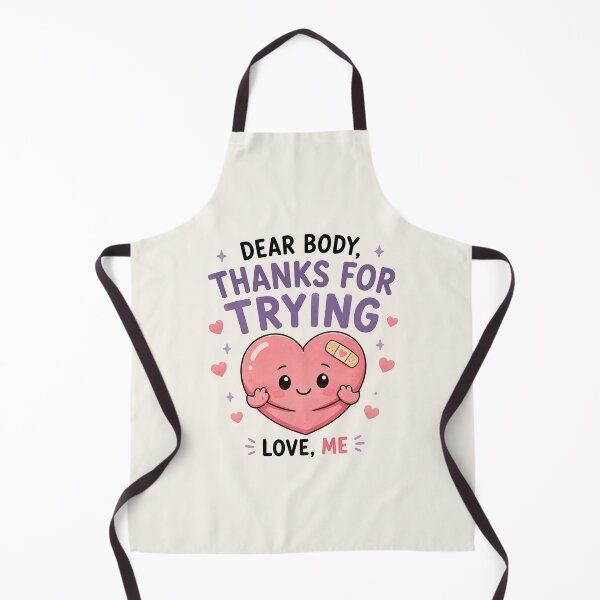 Item preview, Dear Body Thanks For Trying - Cute Chronic Illness Self Love Design designed and sold by BlackSector77.