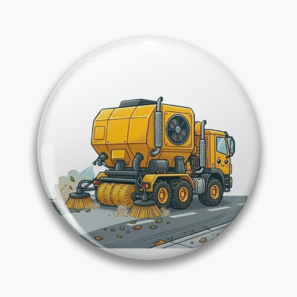 Item preview, Smiling Cartoon Road Sweeper Mascot designed and sold by BoldConcept43.