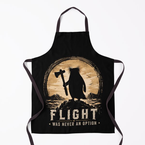 Item preview, Flight Was Never An Option Shirt, Funny Penguin Knife Tee, Sarcastic Dark Humor Gift, Retro Penguin Punk Chaotic designed and sold by THREE LITTLE BEANS.